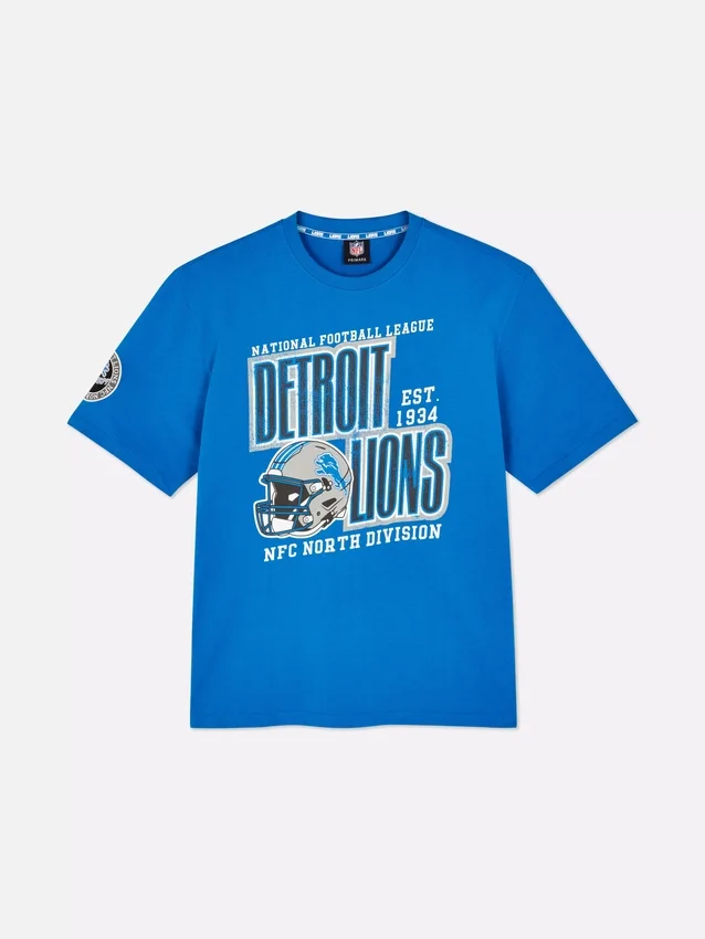 NFL Detroit Lions-t-shirt med tryck
