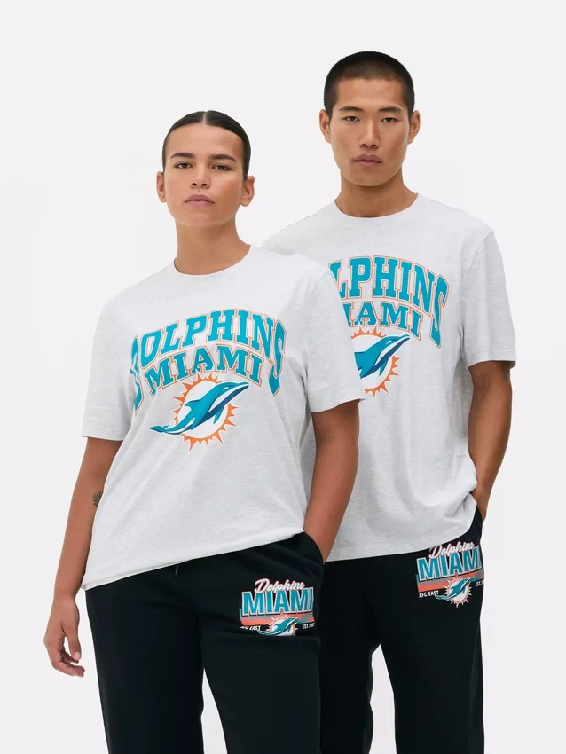 NFL Miami Dolphins-logotyp-T-shirt