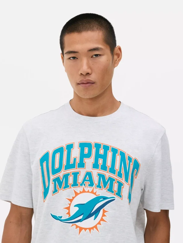 NFL Miami Dolphins-logotyp-T-shirt