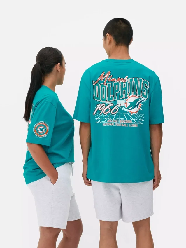 NFL Miami Dolphins-logotyp-T-shirt