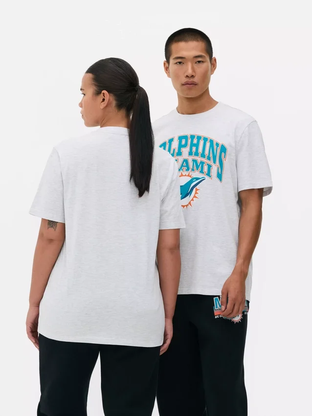 NFL Miami Dolphins-logotyp-T-shirt