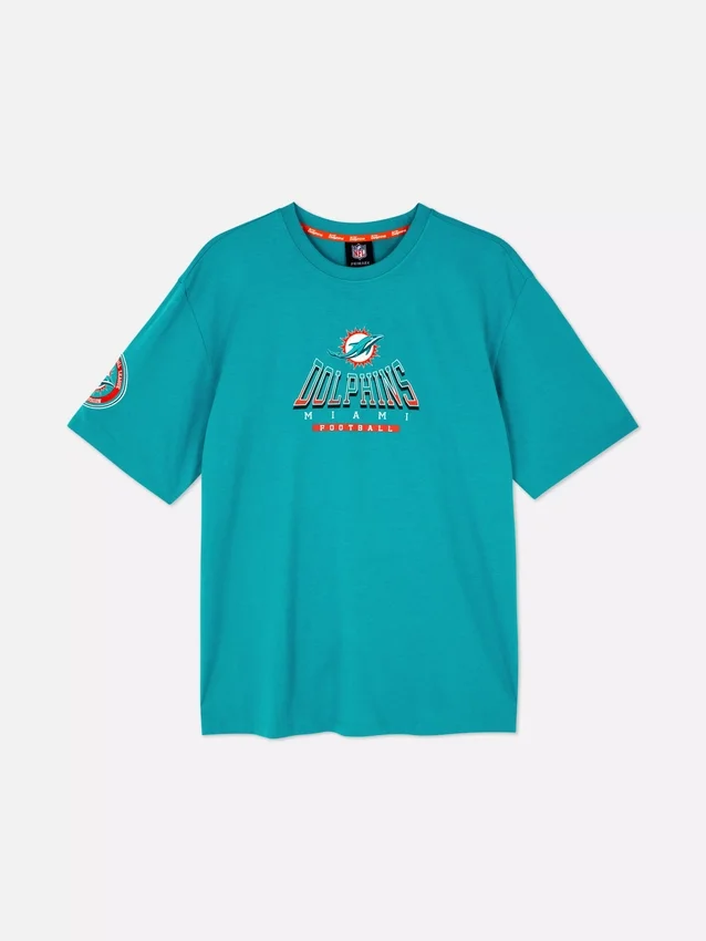 NFL Miami Dolphins-logotyp-T-shirt