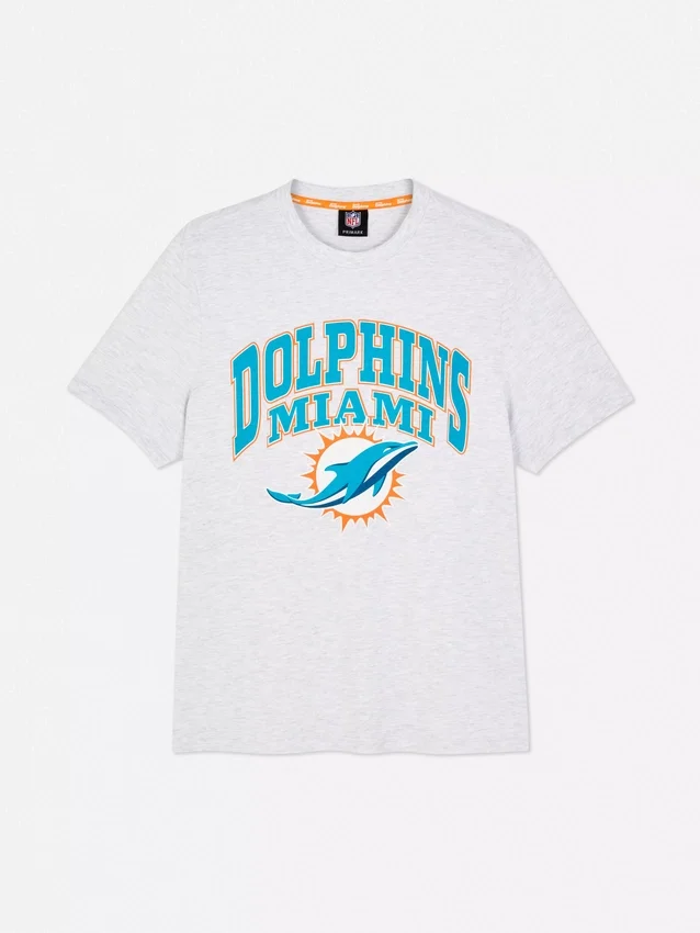 NFL Miami Dolphins-logotyp-T-shirt