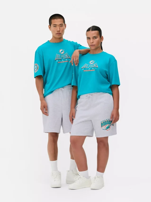 NFL Miami Dolphins-shorts med logotyp