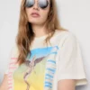Nirvana-T-shirt i bomull med regnbågsmotiv