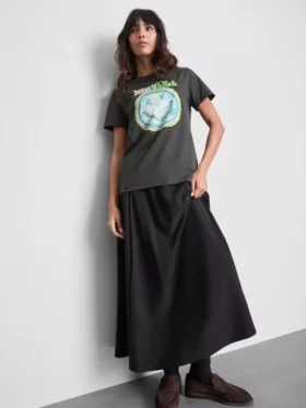Nirvana-T-shirt i tvättad bomull