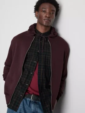 Oumbärlig hoodie med dragkedja