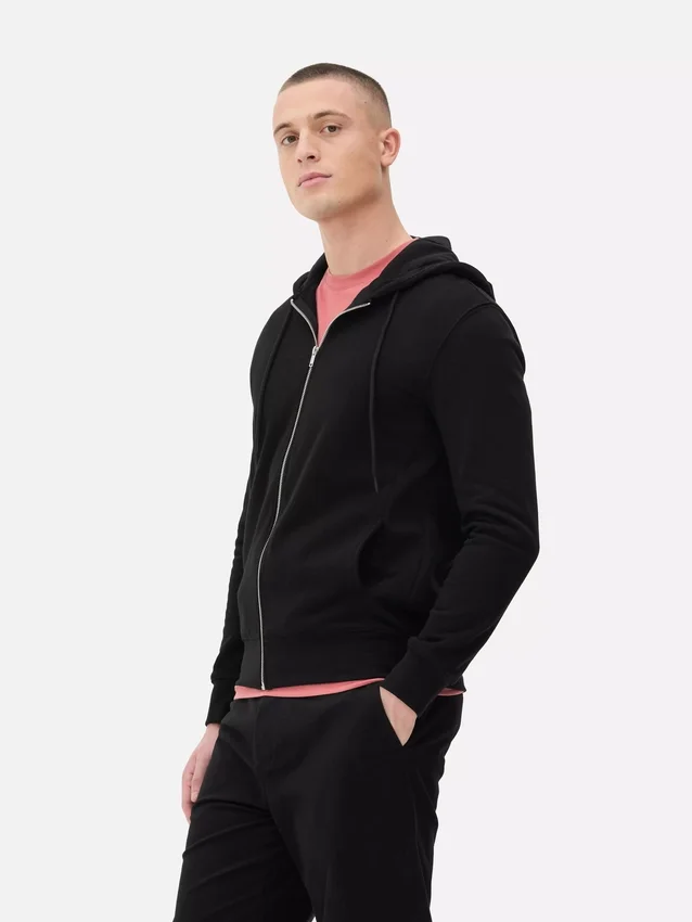 Oumbärlig hoodie med dragkedja