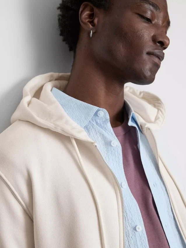 Oumbärlig hoodie med dragkedja