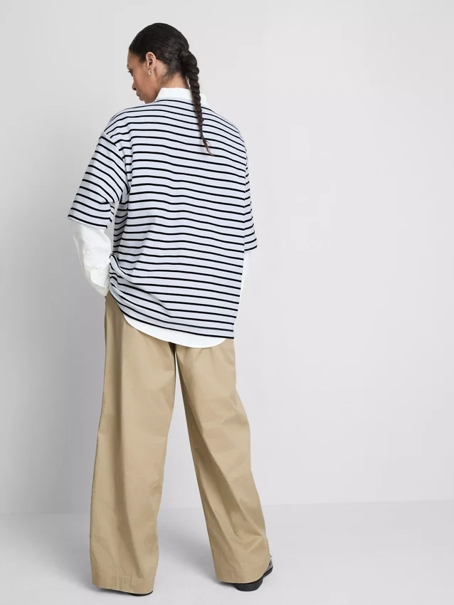 Oumbärlig oversized-tröja i bomull