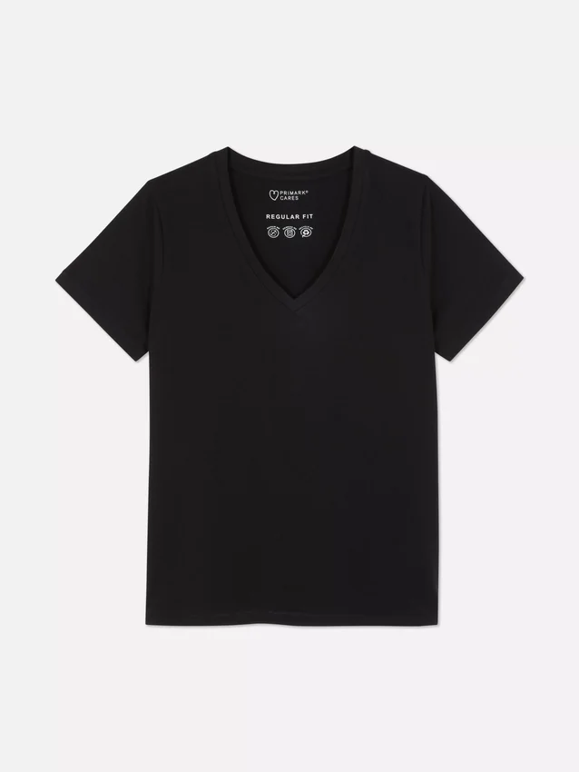 Oumbärlig T-shirt med V-ringning