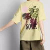 Oversized grafisk boyfriend-T-shirt i bomull