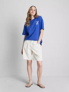 Oversized T-shirt med Soleil-tryck