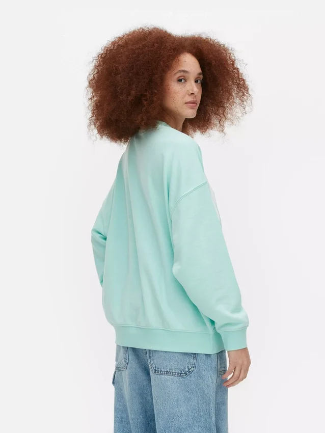 Oversized-tröja med Miami-text