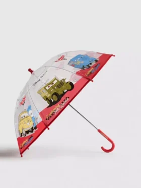 Paraply med motiv från Disney Pixars Cars
