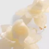 Paula Echevarría 3D-örhängen med blommotiv