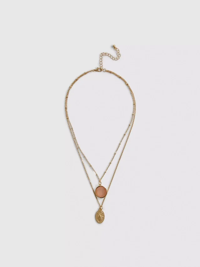 Paula Echevarría boho-halsband i flera lager
