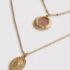 Paula Echevarría boho-halsband i flera lager