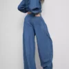 Paula Echevarría haremsbyxor i bomullsrik denim