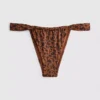 Paula Echevarría leopardmönstrade glittrande bikinitrosor