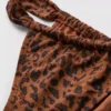 Paula Echevarría leopardmönstrade glittrande bikinitrosor