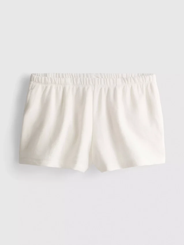Paula Echevarría shorts i bomullsrik jersey