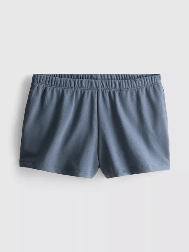Paula Echevarría shorts i bomullsrik jersey