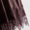 Paula Echevarría shorts med spetskant