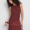 Paula Echevarría stickad asymmetrisk topp
