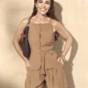 Paula Echevarría väst med peplum-kant
