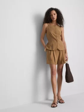 Paula Echevarría väst med peplum-kant