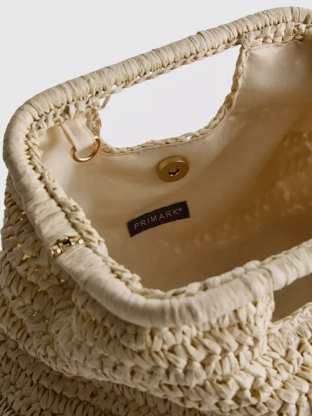 Paula Echevarría vävd crossbody-väska