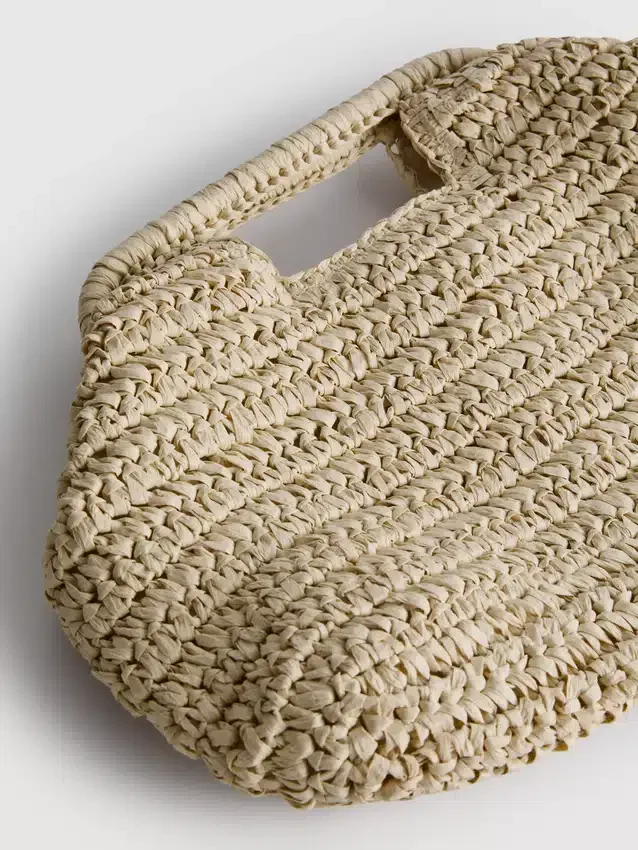 Paula Echevarría vävd crossbody-väska