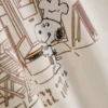 Peanuts Snoopy bomullströja i café-stil