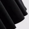 Peplum-top i crepe med hjärtformad halsringning