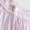 Perfekta för avslappning: randiga pyjamasbyxor med raka ben