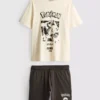 Pokémon-pyjamas med korta shorts