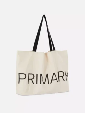 Primark-tygväska med grafiskt tryck