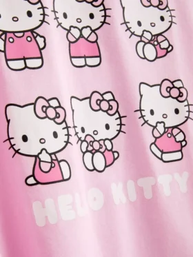 Pyjamasar i bomull med Hello Kitty-motiv