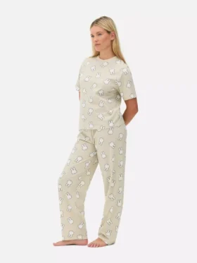 Pyjamasar i bomull med Miffy-motiv