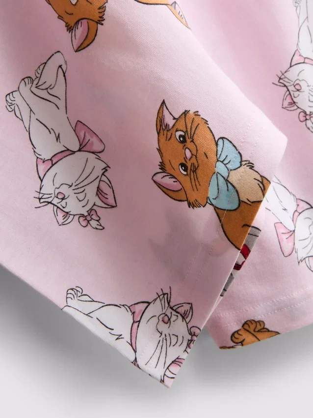 Pyjamasar i bomull med motiv från Disneys ”Aristocats”
