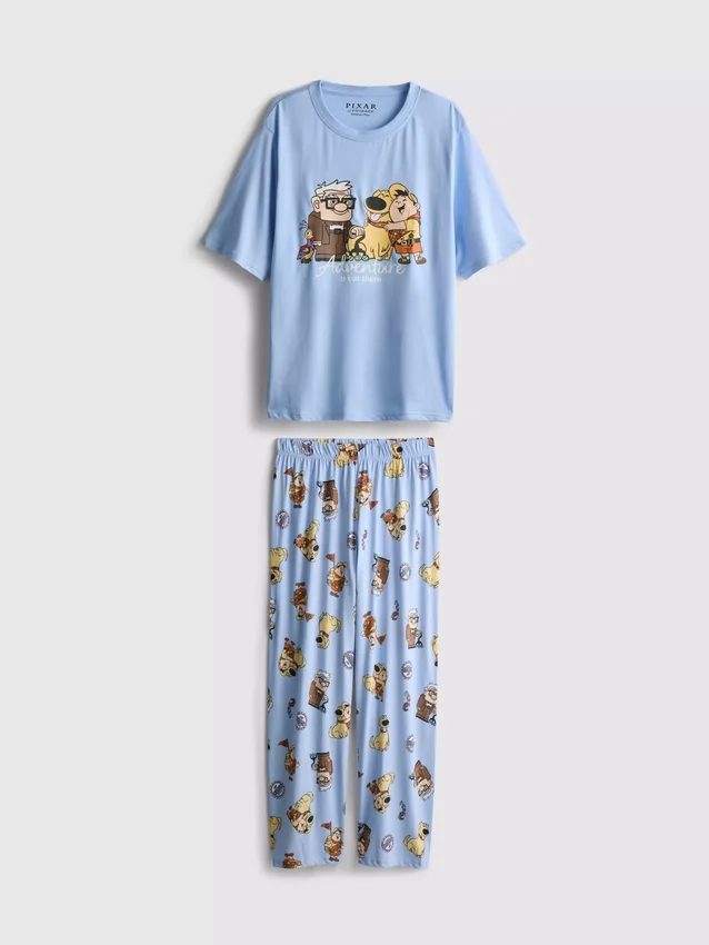 Pyjamasar i bomull med tryck från Disney Pixars film ”Up”