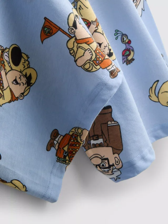 Pyjamasar i bomull med tryck från Disney Pixars film ”Up”