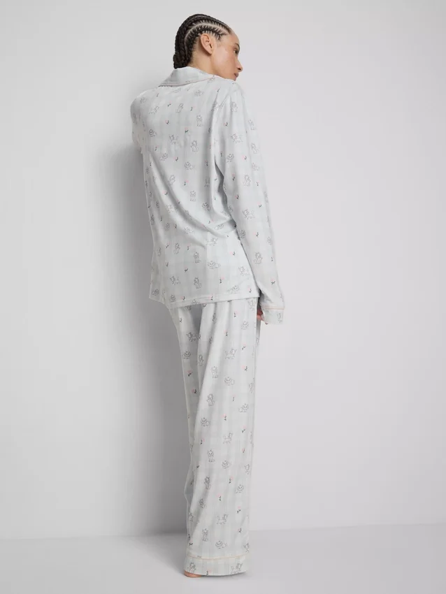 Pyjamasar i boyfriend-modell med Marie från Disneys Aristocats