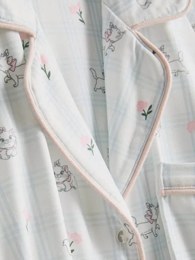 Pyjamasar i boyfriend-modell med Marie från Disneys Aristocats