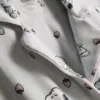 Pyjamasar i boyfriend-modell med Snoopy-motiv