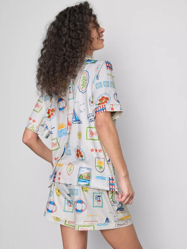 Pyjamasar i boyfriend-stil