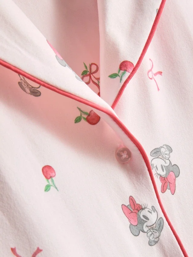 Pyjamasar i boyfriend-stil med Minnie Mouse-motiv från Disney
