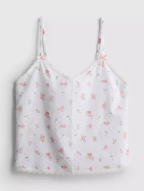 Pyjamasar i dobbybomull med blommönster