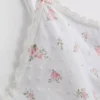 Pyjamasar i dobbybomull med blommönster